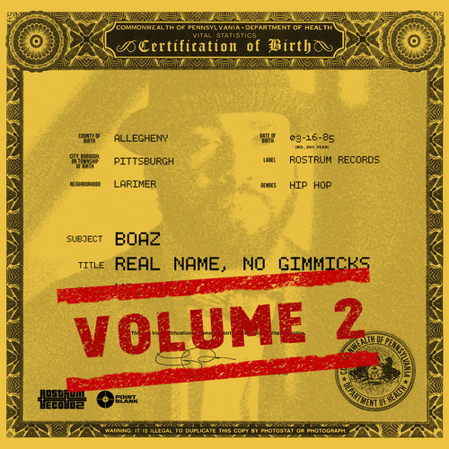 Boaz: Real Name, No Gimmicks Vol. 2 (EP)
