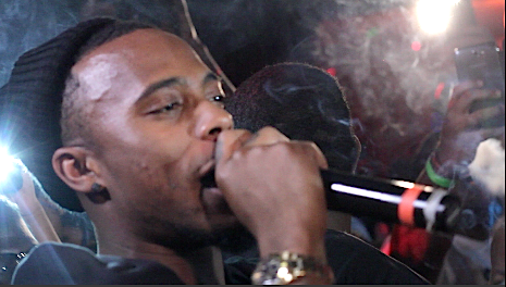 B.o.B. Performs “High As Hell” From Crowd (Video)