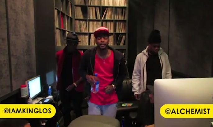 That Day King Los Freestyles Over Alchemist Production…For 15 Minutes!!!