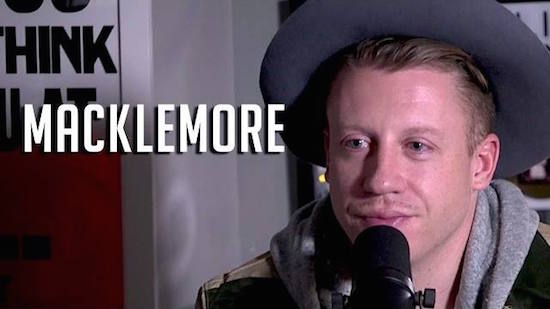 Macklemore Talks Race, Kendrick Lamar & More w/ Ebro (Video)
