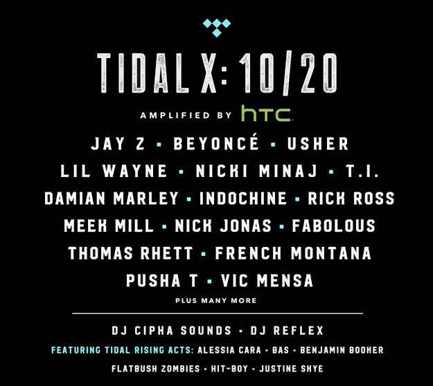 Watch JAY Z, Beyoncé, Lil Wayne, T.I. & More Perform at TIDAL X: 10/20 Live