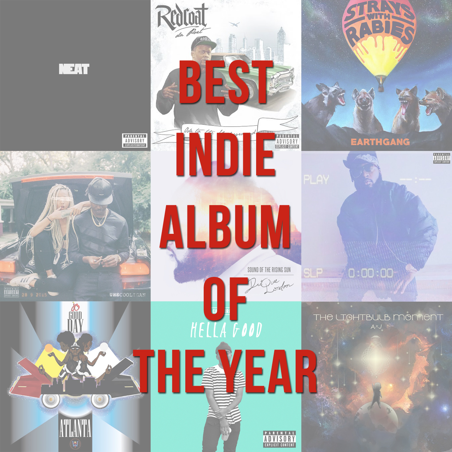 Vote For Best Indie Album Of The Year and