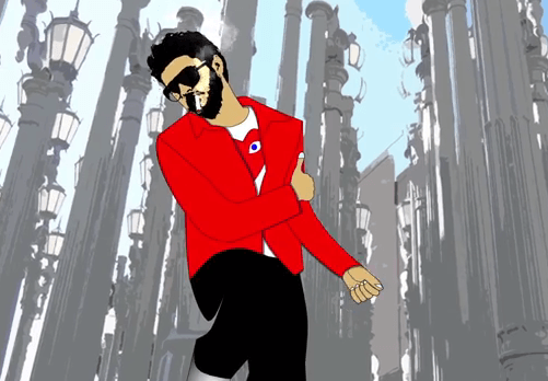 Hassan Khaffaf Gets Animated In His “Redbone” Video