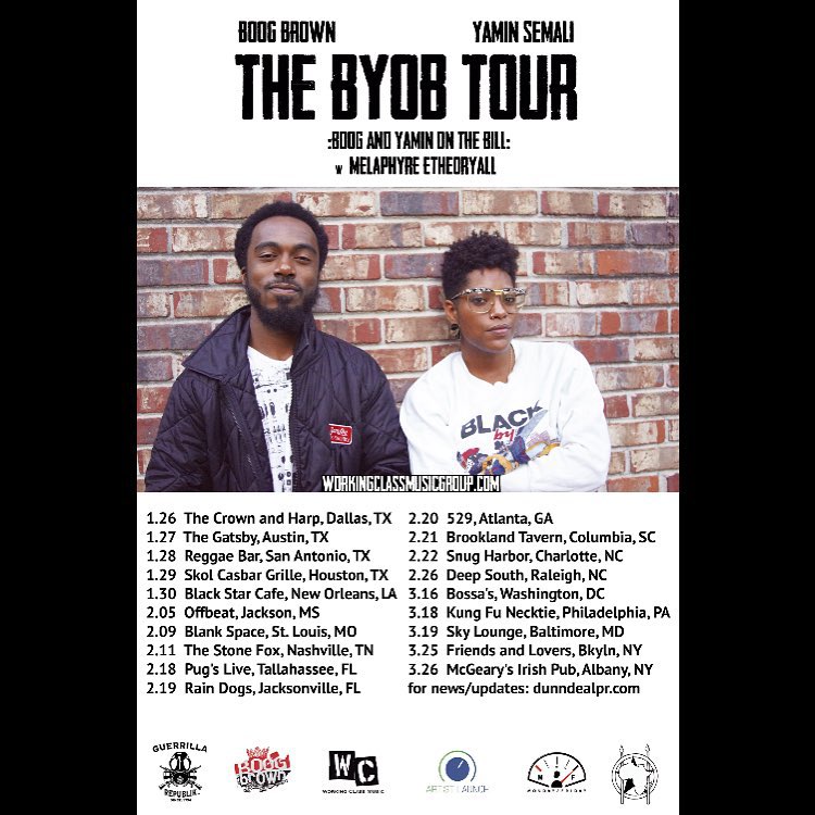 the byob tour